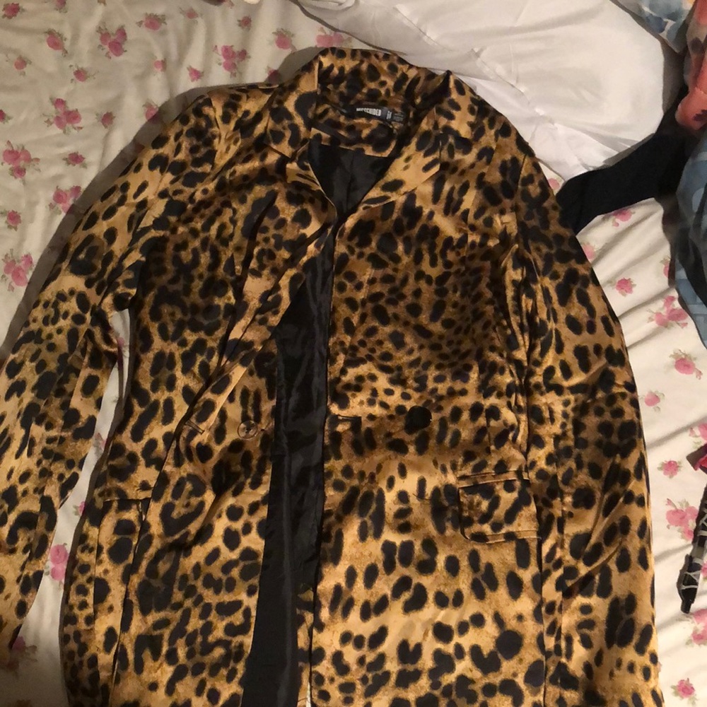 Leopard blazer set